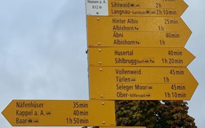 Wanderung über den Albis (Albispasshöhe–Albishorn–Ebertswil)